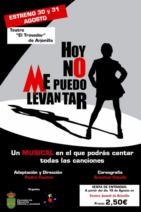 Cartel de Hoy no me puedo levantar