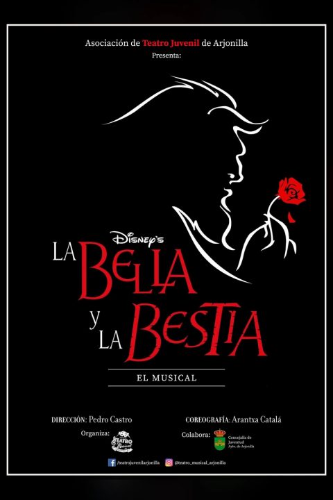 Cartel de La Bella y la Bestia