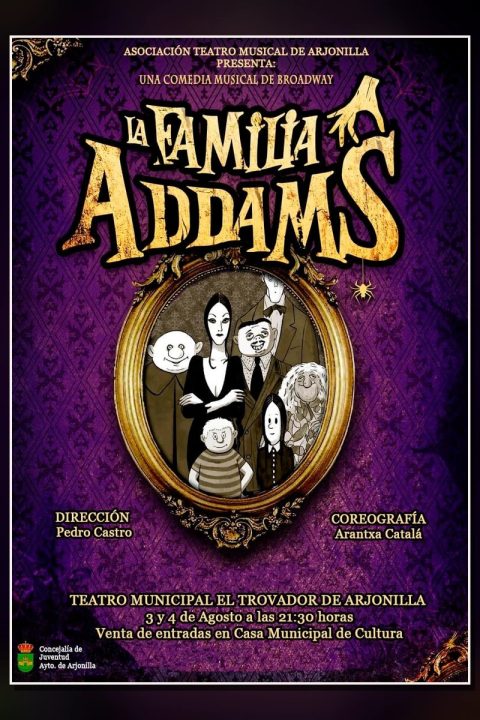Cartel de La familia Addams
